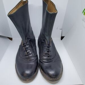 J.Litvack Suffolk black lace up boot 38.5